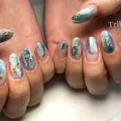 blue sea nail