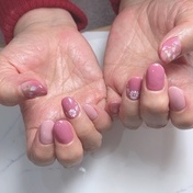 pink  nail